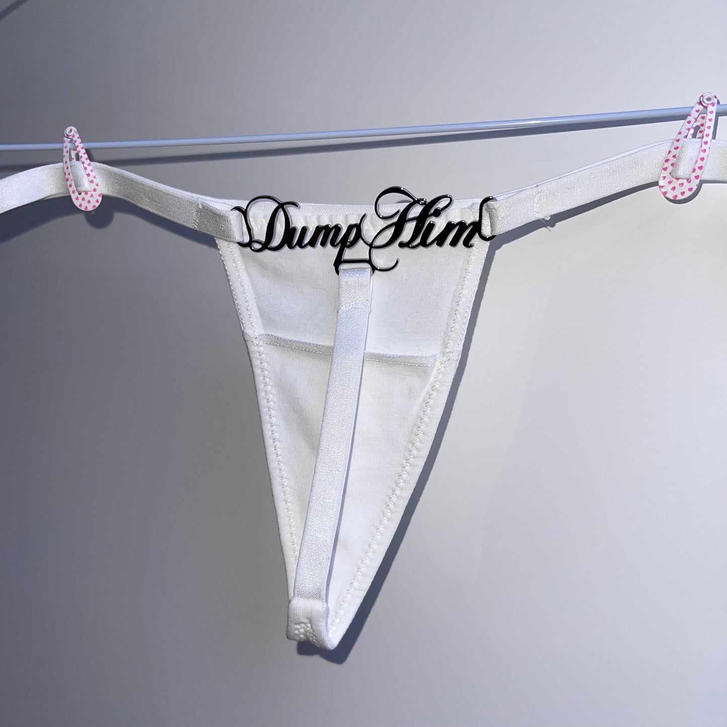Dump Him Thong ⋆ White