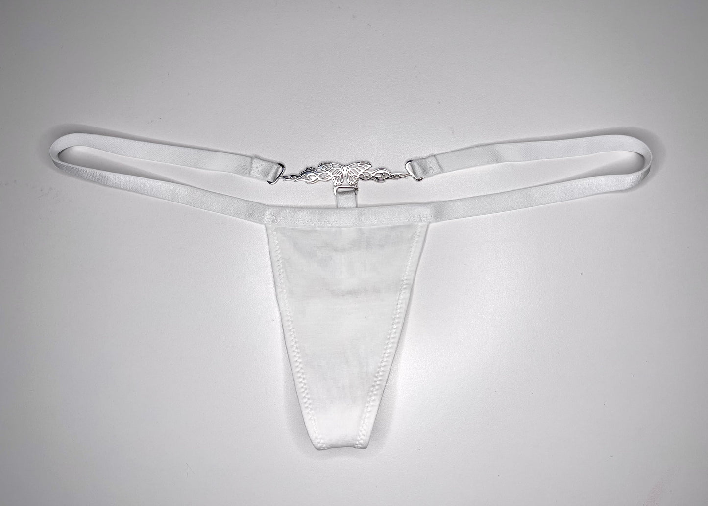 Butterfly Tattoo Thong ⋆ White