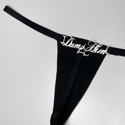Dump Him Thong ⋆ Black