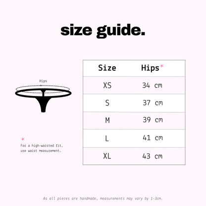 Stargirl Thong ⋆ Black