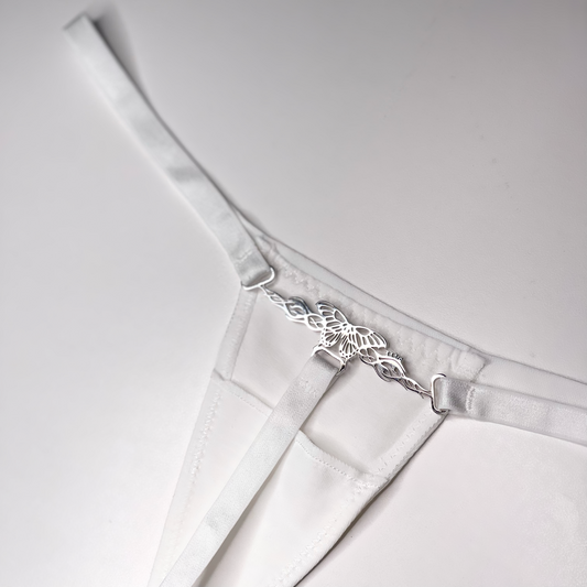 Butterfly Tattoo Thong ⋆ White