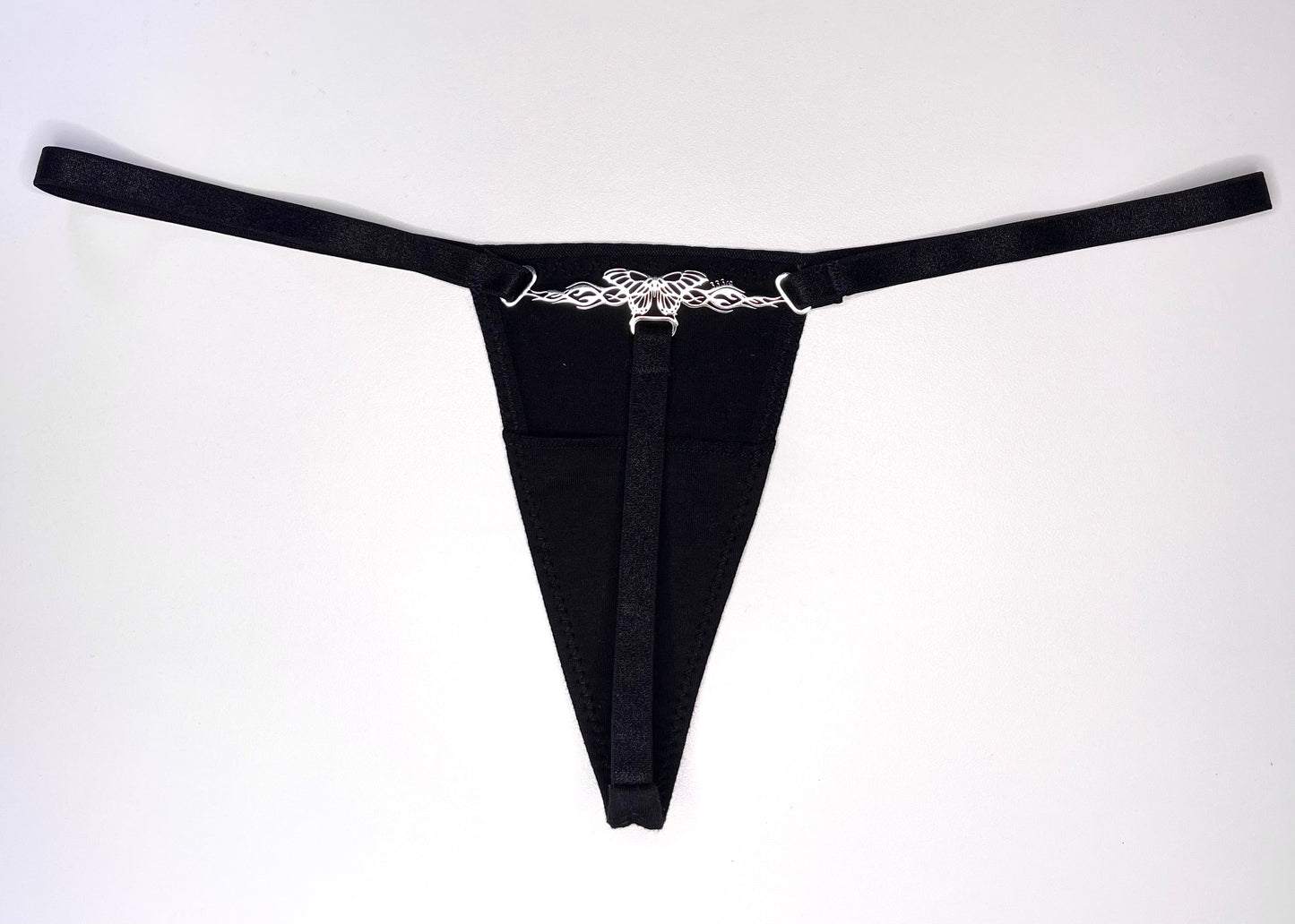 Butterfly Tattoo Thong ⋆ Black