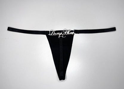 Dump Him Thong ⋆ Black