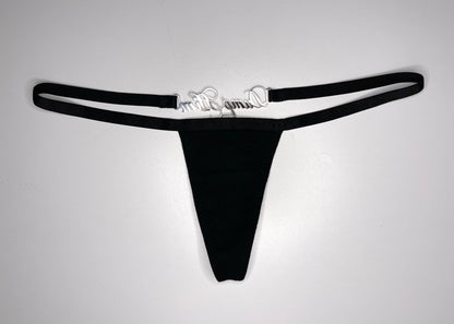 Dump Him Thong ⋆ Black